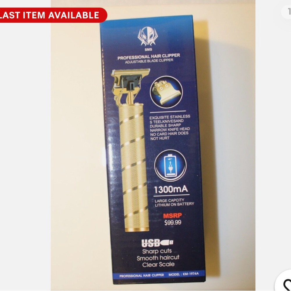 Professional Hair Clipper - Gold